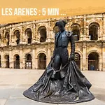 L'ecrin De J Grand T3 Lumineux Balcon 5min Gare Arenes نيم