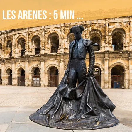 L'ecrin De J Grand T3 Lumineux Balcon 5min Gare Arenes Nimes