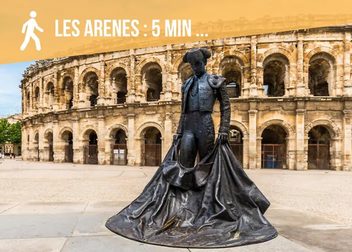 L'ecrin De J Grand T3 Lumineux Balcon 5min Gare Arenes Nîmes